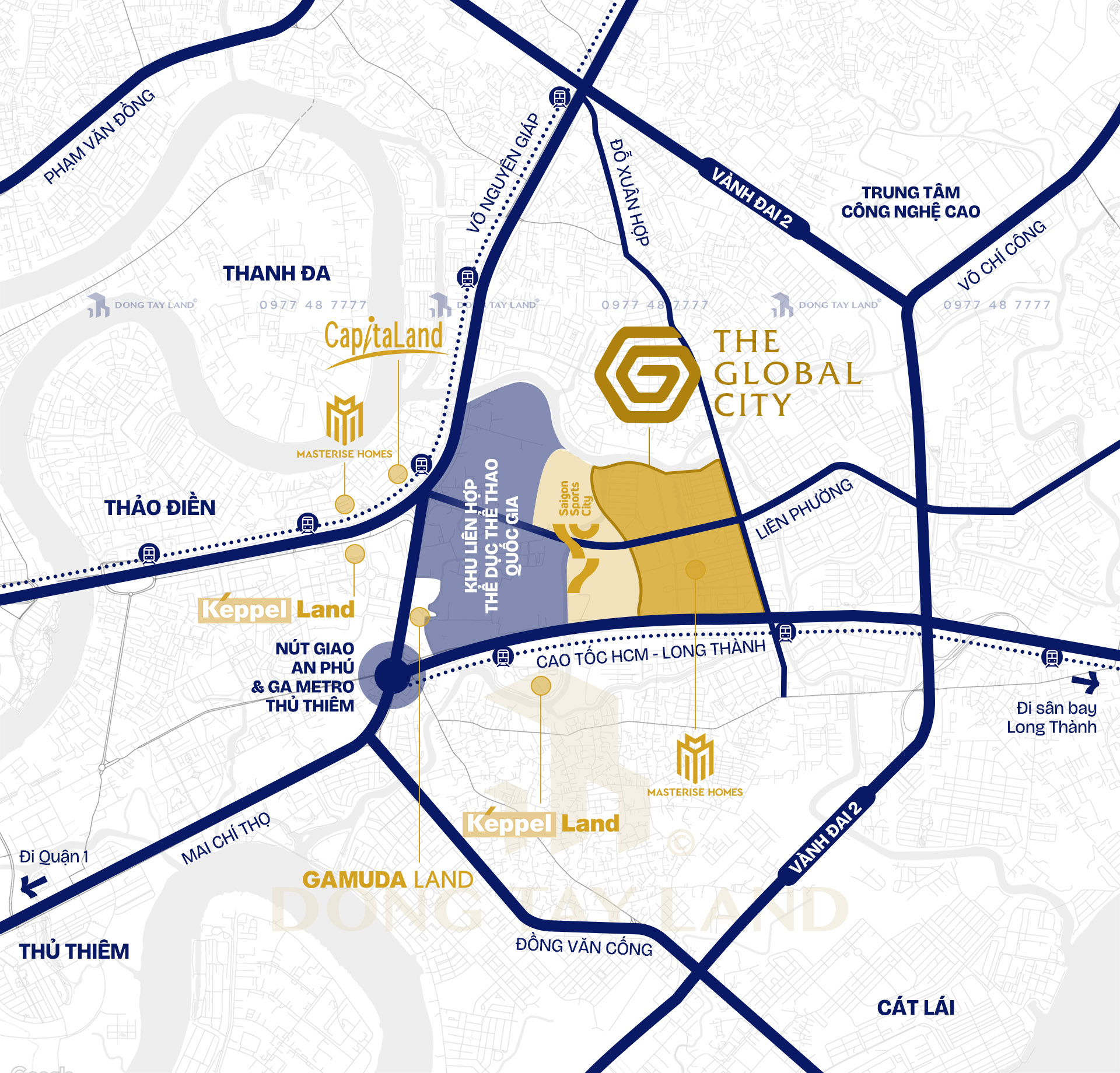 Bản đồ vị trí The Global City